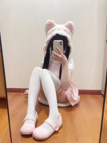 Japanese Casual Lolita Shoes, Cute Mary Jane Flats Rabbit Inspired Shoes 5