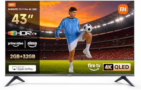 Xiaomi TV F Pro 43, 43 Zoll (101 cm), 4K UHD QLED, Smart TV, Fire...