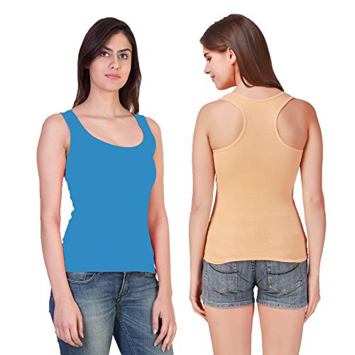 Image of Camisole Tank Top Vest Racerback Sando Camis for Women, Girls (Pack of 2)