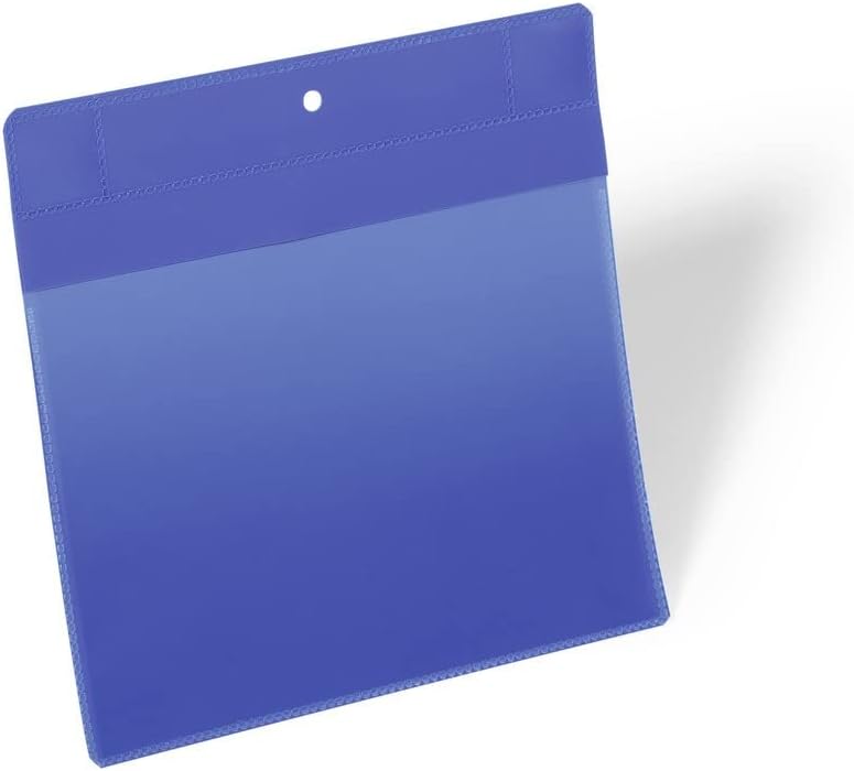 DURABLE A5 Landscape Neodym Magnetic Document Pouch - Blue (Pack of 10)
