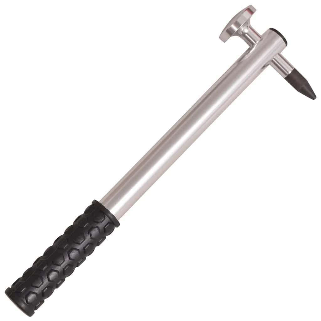 Set di 28 strumenti per la rimozione delle ammaccature in acciaio inox con 10 barre di riparazione, targhetta catarifrangente, martello a percussione, catena, ganci a S, anelli e borsa per il