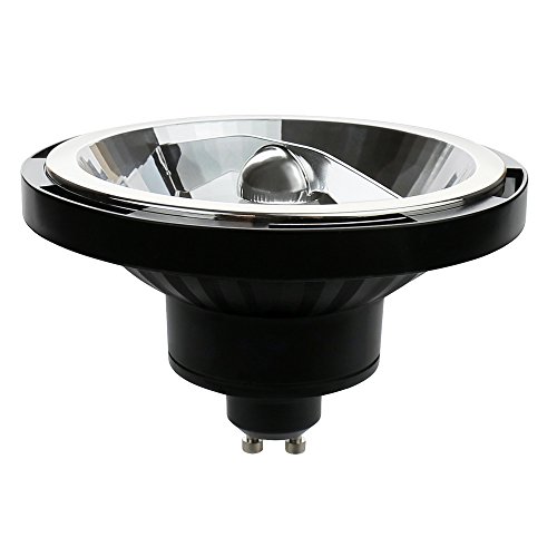 Bombilla LED reflector AR111 COB 15 W GU10 antirreflejante retrofit con reflector (4000 K, 10°)