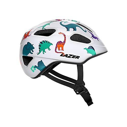 LAZER Pnut 2.0 KinetiCore Kids Bike Helmet, Lightweight Bicycling Helmet for Children, Youth Unisex Cycling Head Gear, Dinoraurs, One Size