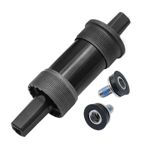 Hoypeyfiy Bike Bottom Bracket Mountain Bike Square-Taper Bottom Bracket Bicycles 68mm Replacement for Shimano Tourney TX800 Series (68x126mm)