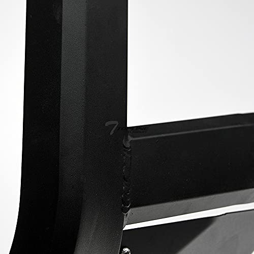 Matte Black Avt Style Aluminum Led Light Bull Bar Brush Push Front Bumper Grill Grille Guard With Skid Plate For Toyota 4Runner 10-23 #TOP3