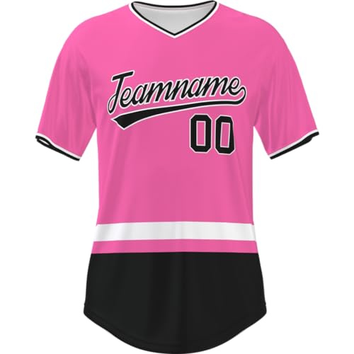 Custom Baseball Jersey Stitched/Printed Personanlized Hip Hop Shirts Sports Uniform for Men/Women/Youth/Preschool miniatura 1