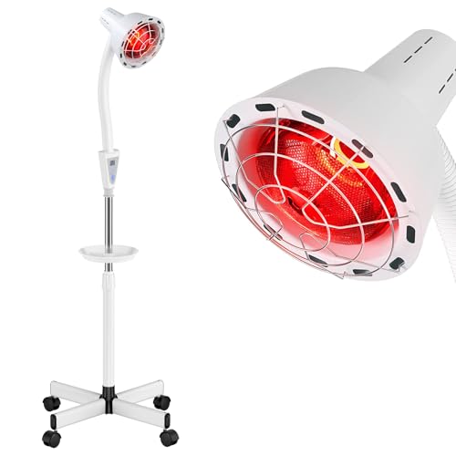 Cozion Rotlichtlampe Wärmelampe 275W Infrarotlampe Wärmelampe...