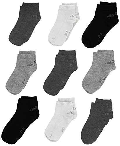 s.Oliver Socks S21010 Calze, Grigio (Grau (Grey 49), 31-34 (taglia produttore: 31/34) Bambini e Ragazzi