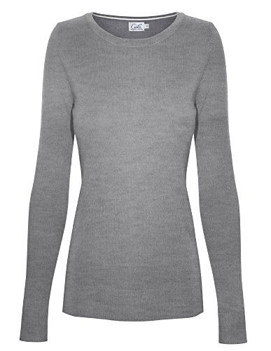 Image of Cielo Women's Solid Soft Stretch Pullover Knit Sweater