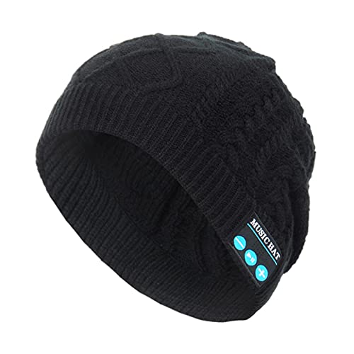MZ019 BT5.0 Chapéu de malha com música conectada Atendimento/desligamento com um clique/Microfone em