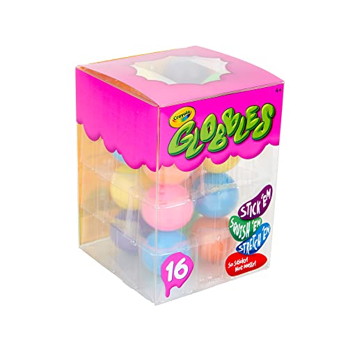 Crayola Globbles Fidget Toy (16Ct), Sticky Fidget Balls, Squish Gift For Kids, Sensory Toys, Ages 4, 5, 6, 7, 8 #TOP1
