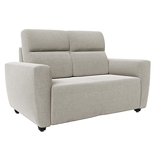 Image of Wakefit Sofa Set | 3 Year Warranty | Sofa 4 Seater, 4 Seater Sofa for Living Room, Wooden Sofa Set, Sofa Set 2+1+1 Seater - Belize(Reflection : White)