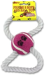 Figure-eight Rope And Ball Dog Toy