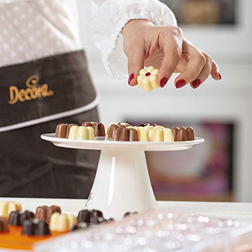 Decora 0050142 Flowers Polycarbonate Chocolate Mould 15 CAV. 200 X 120 X 22 MM, Policarbonato, White - Image 3