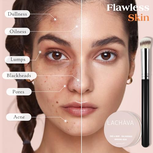 LOKFAR Full Coverage Cream Concealer Kit with Brush - Hydrating Waterproof Under-Eye Concealer for Concealing Dark Circles, Acne, Blemishes, Pores, and Spots (#04) - Thumbnail 6