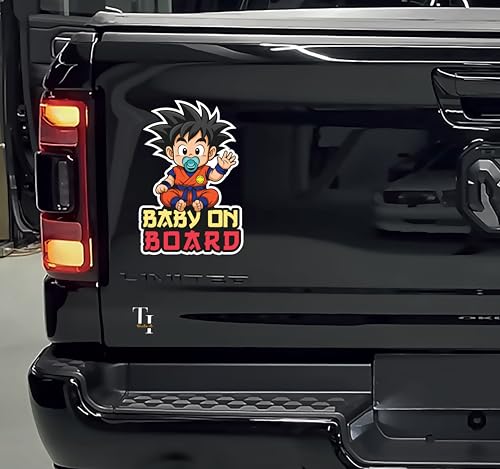 Thats It! Anime Baby on Board Sticker | Removable Decal Car Bumper | Indoor Outdoor Window Sticker | Vinyl Decal for Car, Truck, and Van | Waterproof & Long Lasting Sticker | TI–420 - Thumbnail 5