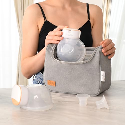 2 Sacaleches Electricos - Sacaleches sin BPA - Extractor de leche materna Manos Libres Silicona - Batería De Larga Duración 12 Niveles y 4 Modos – Bridas de 24 mm + 2 inserciones bridas (19/21 mm) - imagen 7