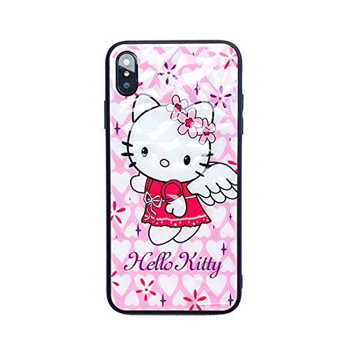 Hellokitty Case for iPhone 6 6s 7 8 Plus Cover Soft Crystal Blink Cute iPhone X XS Max Protective Cover iPhone XR Casing (Pink,iPhone 7/8 Plus) (Pink,iPhone 7/8 Plus) (Pink,iPhone 7/8 Plus)