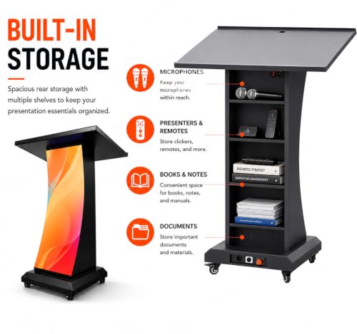 Image of LED Podium Display with P1.86 Fine Pitch LED Screen
