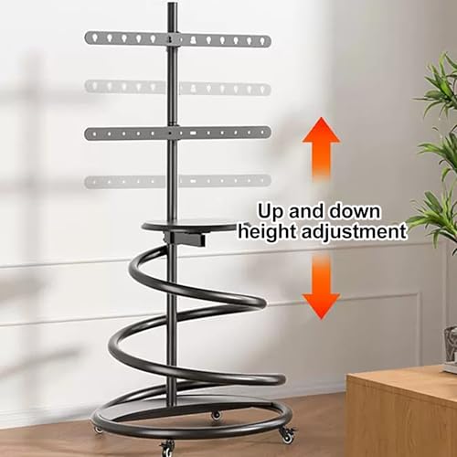 Soporte TV móvil para 37-75 pulgadas con inclinación 45° miniatura 3