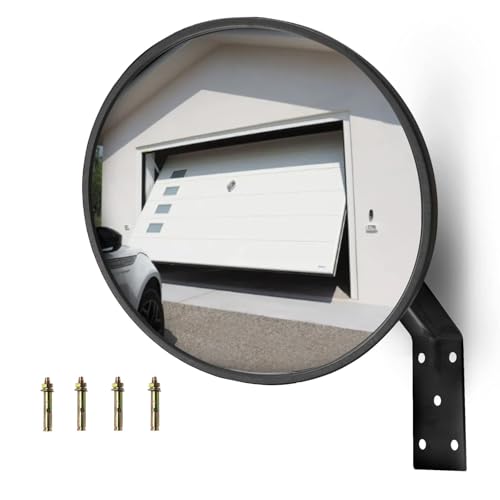 CNQLIS Espejo convexo de 20 cm, compatible con aplicaciones de tráfico al aire libre y uso en interiores en tiendas para evitar robos