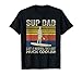 Homme SUP papa pagayer cool papa vintage rétro T-Shirt