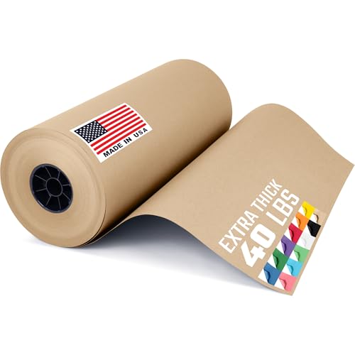 Papier kraft café rouleau de 45 cm idéal pour les activités de l'école