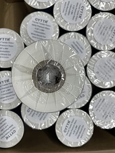 Cinta para impresora térmica blanca de resina 110mm x 300m miniatura 6