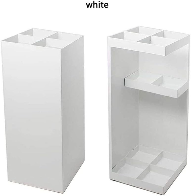 Umbrella Stand Rack, Metal Layered Umbrella Holder for Home Commercial School Hotel Lobby(OneColor)