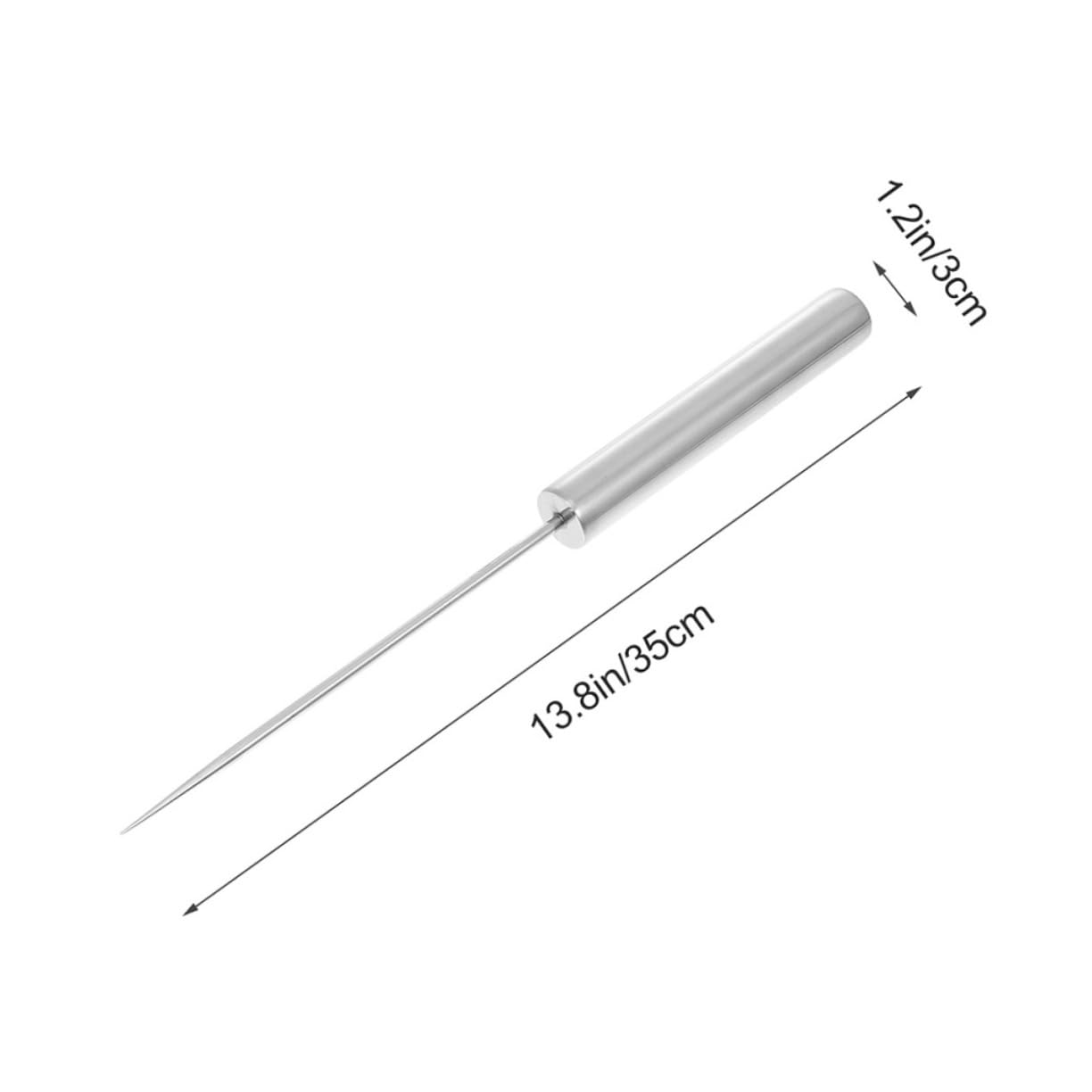 ABOOFAN 2 Pz Rompighiaccio Strumento per Il Ghiaccio da Cucina Scalpello Freddo Tritaghiaccio per Uso Domestico Raschietto per Ghiaccio Mini Ghiaccio Silver Acciaio Inossidabile