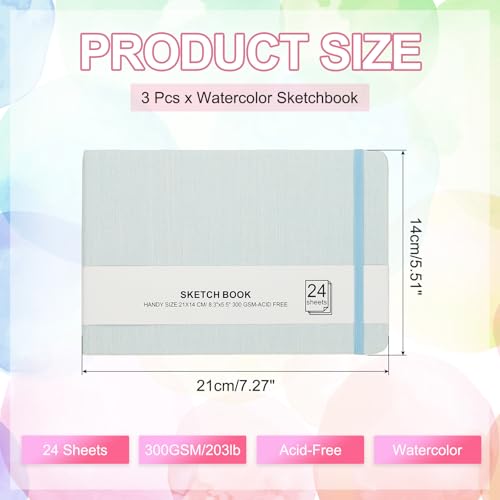 Carnet aquarelle PATIKIL vert clair pour libérer votre esprit créatif