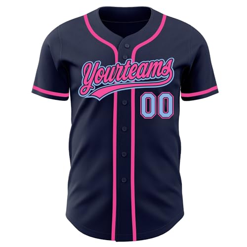Camiseta personalizada de béisbol con nombre, número y logo bordados, para hombres, mujeres, adultos y niños miniatura 2