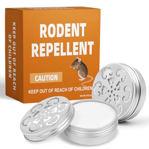 Pest Repellent, Rodent Repellent for Car Engines, Mouse Repellents for Car, RV Mice Repellant, Keep Rodents Out of Car/House, Cars Mouse Repellent Under Hood-2P