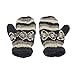 Unisex Wool Mitten Crochet Glove Knitted Gloves W/Fleece lining for Winter & Ski