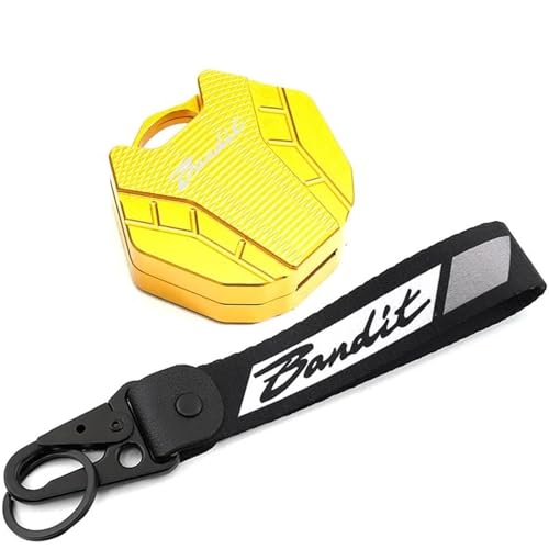 Funda de llave CNC para Suzuki Bandit 650 1200 carcasa protectora de aluminio con llavero
