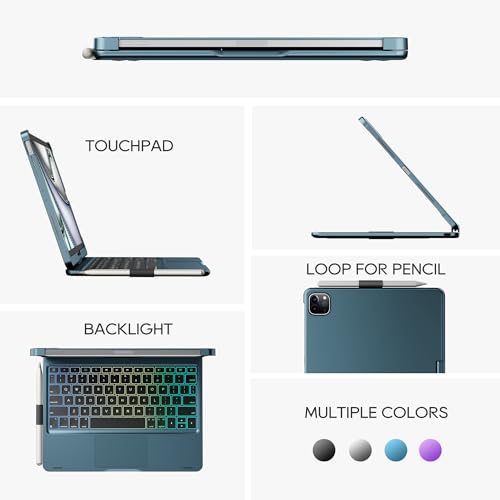 Funda con teclado iPad Pro 11 ideal para trabajar en cafeterías 4