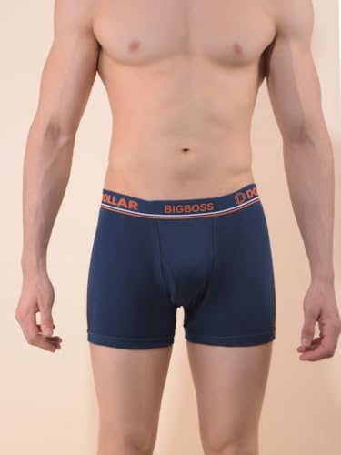 Image of Dollar Bigboss Men's Solid Cotton Trunk (Colour May Vary)