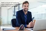 Wireless Mouse Large Angle Adjustable Ergonomic Vertical Upright Carpal Tunnel Ergo Right Hand 6 buttons USB Optical Mice for PC Laptop Computer Macbook Gift,3600 DPI,Removable Palm Rest,RGB Light