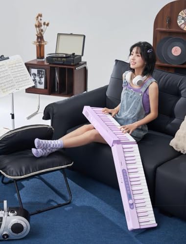 Piano électronique pliable 88 touches Violet Xinghai Tup Tup clavier compact