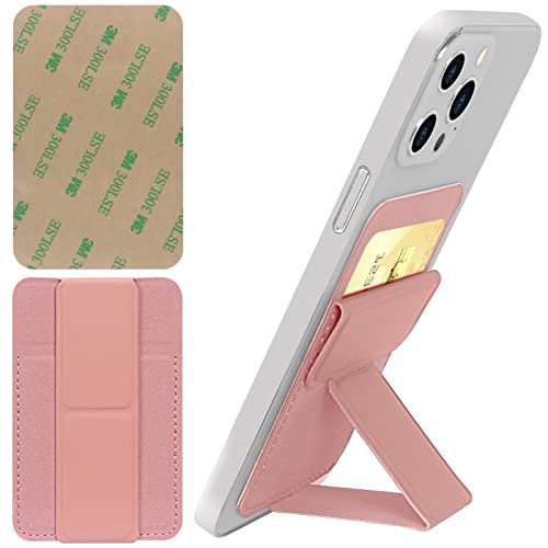 Porte-cartes pour téléphone rose idéal pour voyager léger en ville