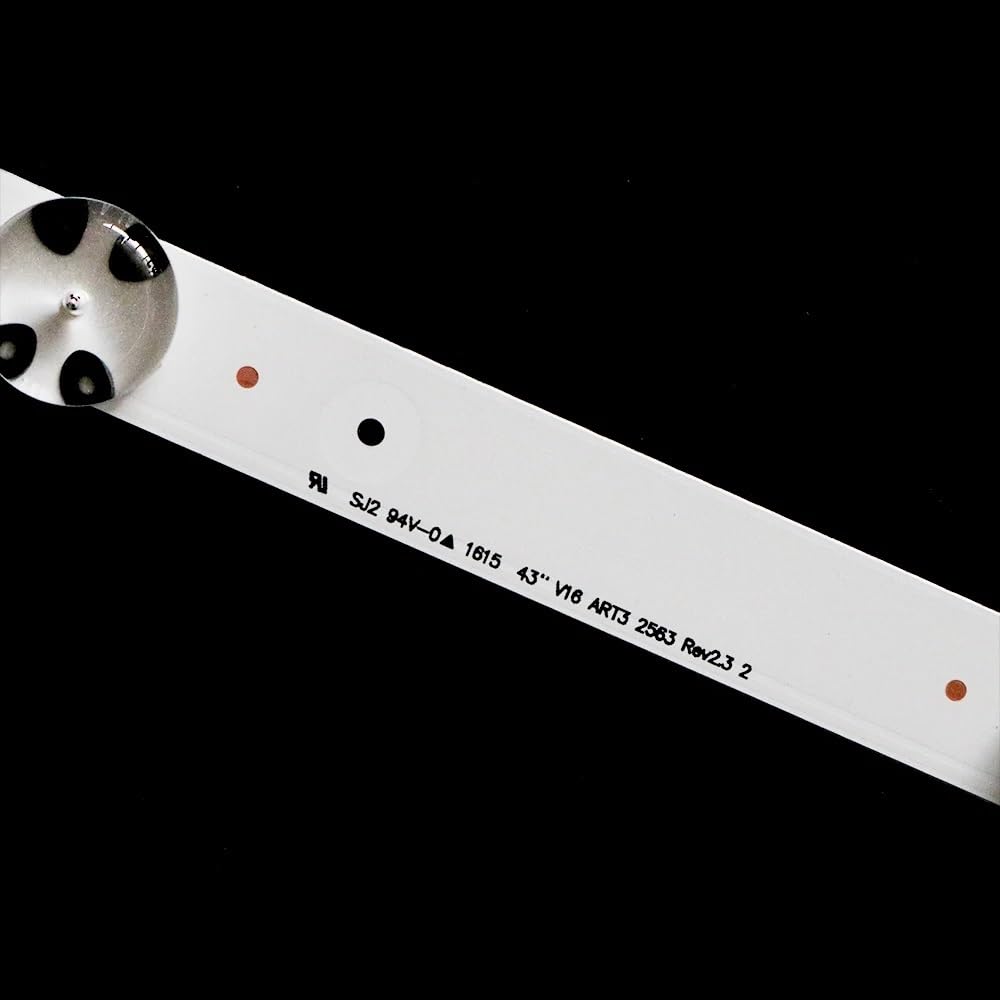 Bande de rétroéclairage LED 9 Lampes for LG 43" V16 ART3 2563 6916L-2563A 43uH6500 lc430dgg LC430DUE fj m1 A1 M2 43UH676V 43UH650V(12pcs)