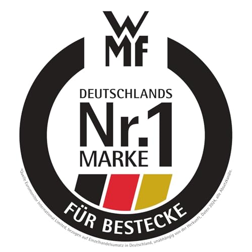 WMF Philadelphia Besteck Set 12 Personen, Besteck 60 teilig, Monobloc-Messer, Cromargan Edelstahl poliert, glänzend, spülmaschinengeeignet – Ansicht 2