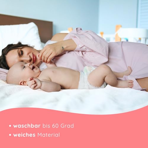 Bella Mamma Wochenbett Unterwäsche für Wöchnerinnen – 8 Stück Netzhosen (4 x 2) zur Fixierung von Wochenbettbinden | Öko-Tex | Made in EU