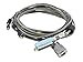 10ft RJ-21 Female to DB9 Male and ELAN Clan RJ-45 Multi I/O Dual Ethernet Adapter Cable Assembly NTRH0912 Compatible Replacement Spare Part for Nortel Compatible and Other Systems