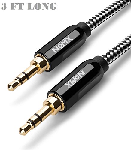 Aux Cord for Car - Audio Auxiliary Cable 3FT Long Durable Pretty Tangle