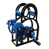 3D Printer Filament Respooler, Manual Spool Rewinder, Industrial Filament Respooler, Universal Wire/Welding Thread Winder, Smooth Rotation, for 1kg Spools, Wire with a Diameter (Blue)