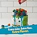 Gooey Gushables – Sour Blue Raspberry Gushers in Liquid Candy Sauce | TikTok Viral Candy | Juicy Gooey Gummies | Sweet & Sour Fruit Snacks | 13oz Resealable Jar by Yum Yum (13 oz)