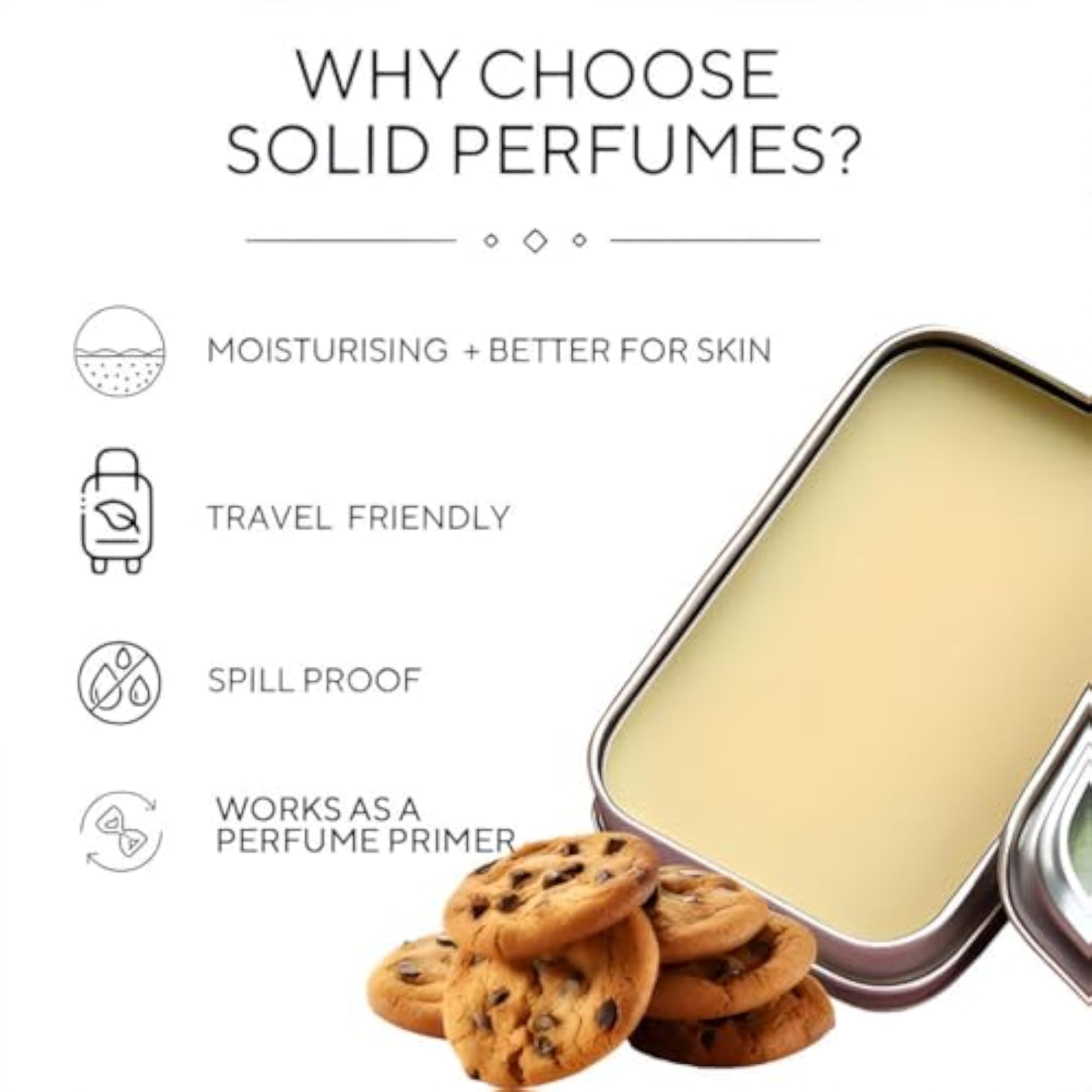 Solid Perfume, Black Code and Venila, Travel Size