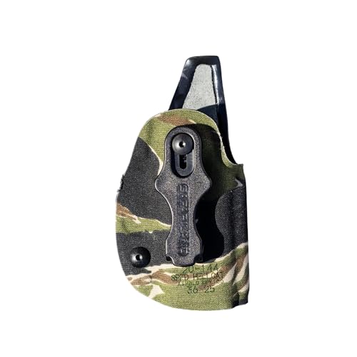 Safariland 20 Species IWB Holster, Compatible with Springfield Armory Hellcat, Cordura Tiger Stripe Camo, Right Hand