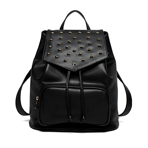 Sac à dos rivet femme spacieux pour remplacer votre sac à main lourd en cours et loisirs